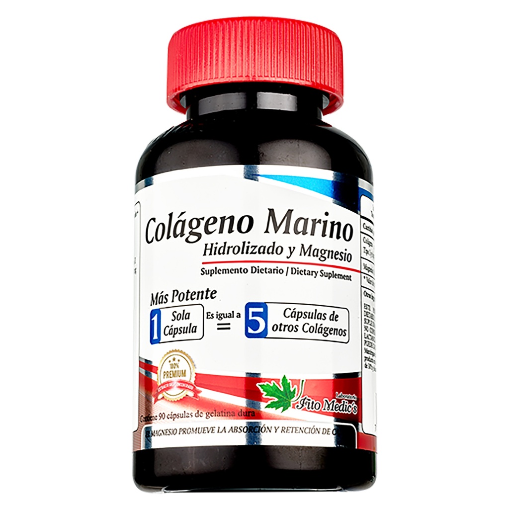FITO COLAGENO MARINO HIDROLIZADO + MAGNESIO X90 CAP