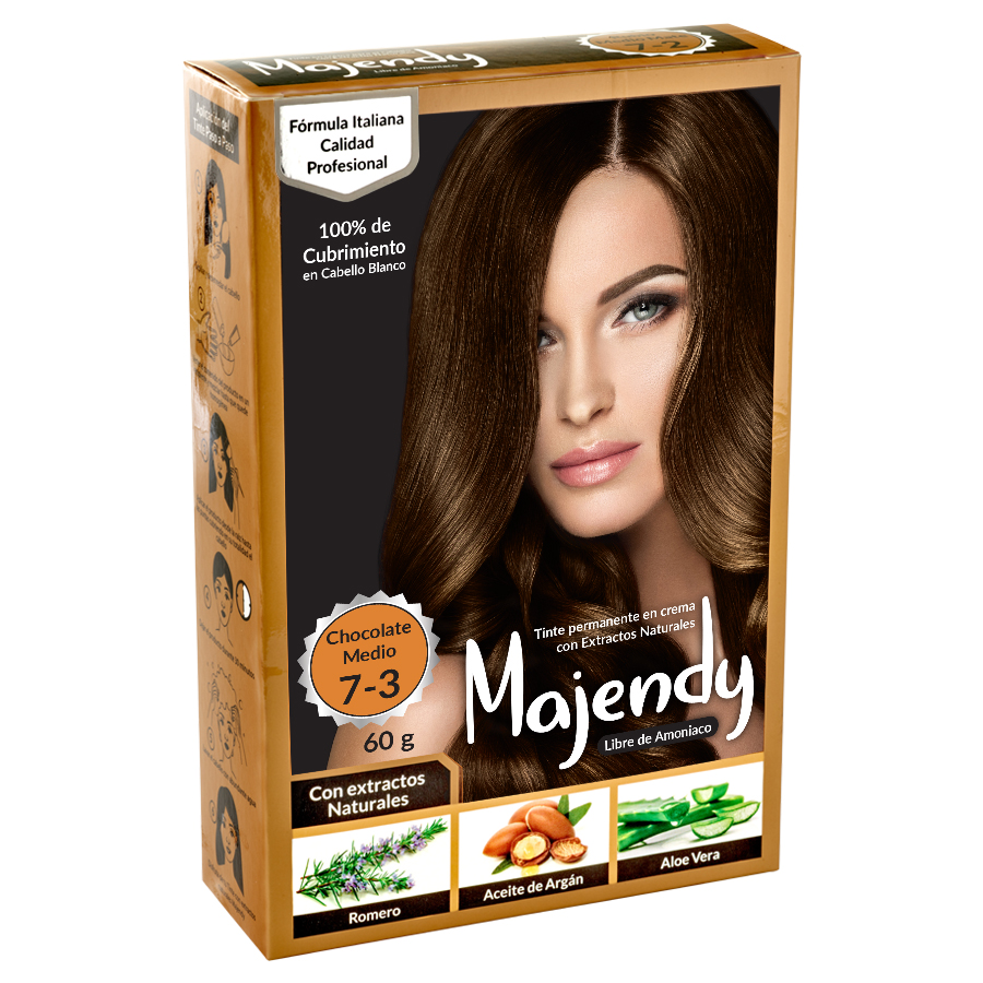 TINTE CREMA LIBRE 7-3 CHOCOLATE MEDIO MAJENDY