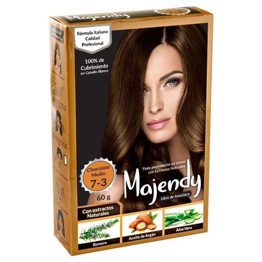 TINTE CREMA LIBRE 7-3 CHOCOLATE MEDIO MAJENDY