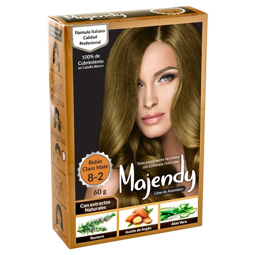 TINTE CREMA LIBRE 8-2 RUBIO CLARO MATE MAJENDY